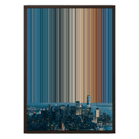 20×28" Framed Canvas - Brown variant