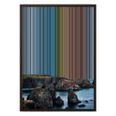 20×28" Framed Canvas - Brown variant