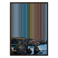 20×28" Framed Canvas - Brown variant