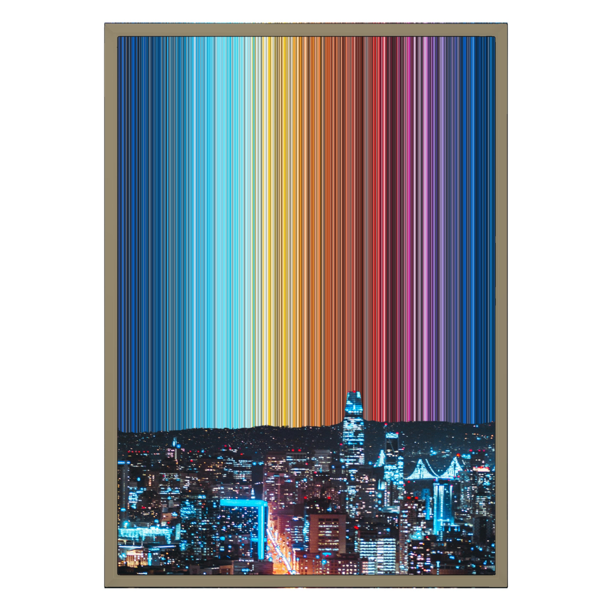 20×28" Framed Canvas - Natural variant