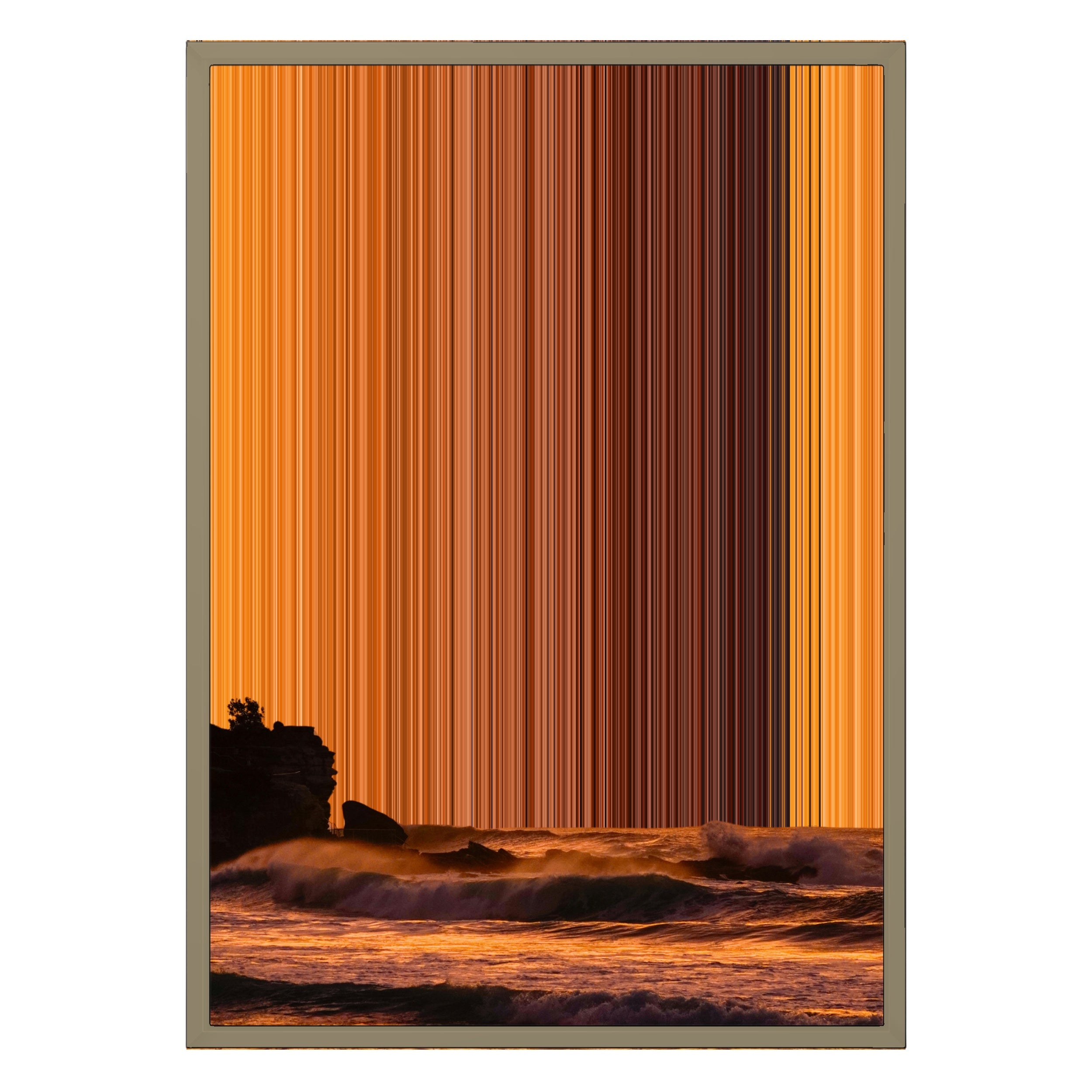 20×28" Framed Canvas - Natural variant