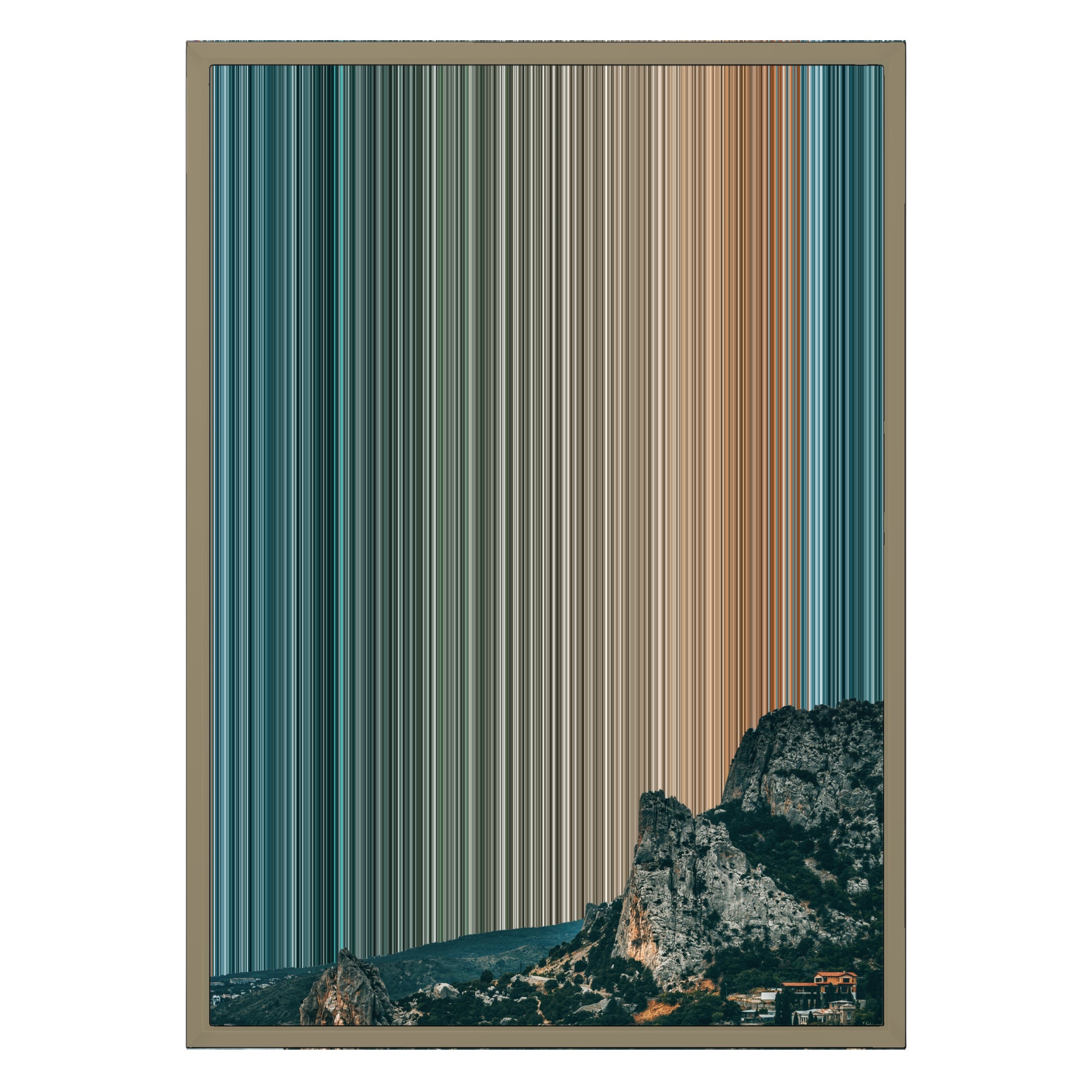 20×28" Framed Canvas - Natural variant