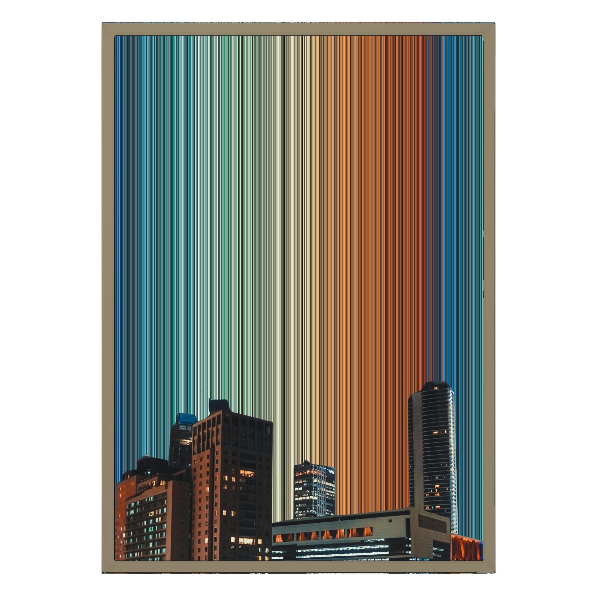 20×28" Framed Canvas - Natural variant