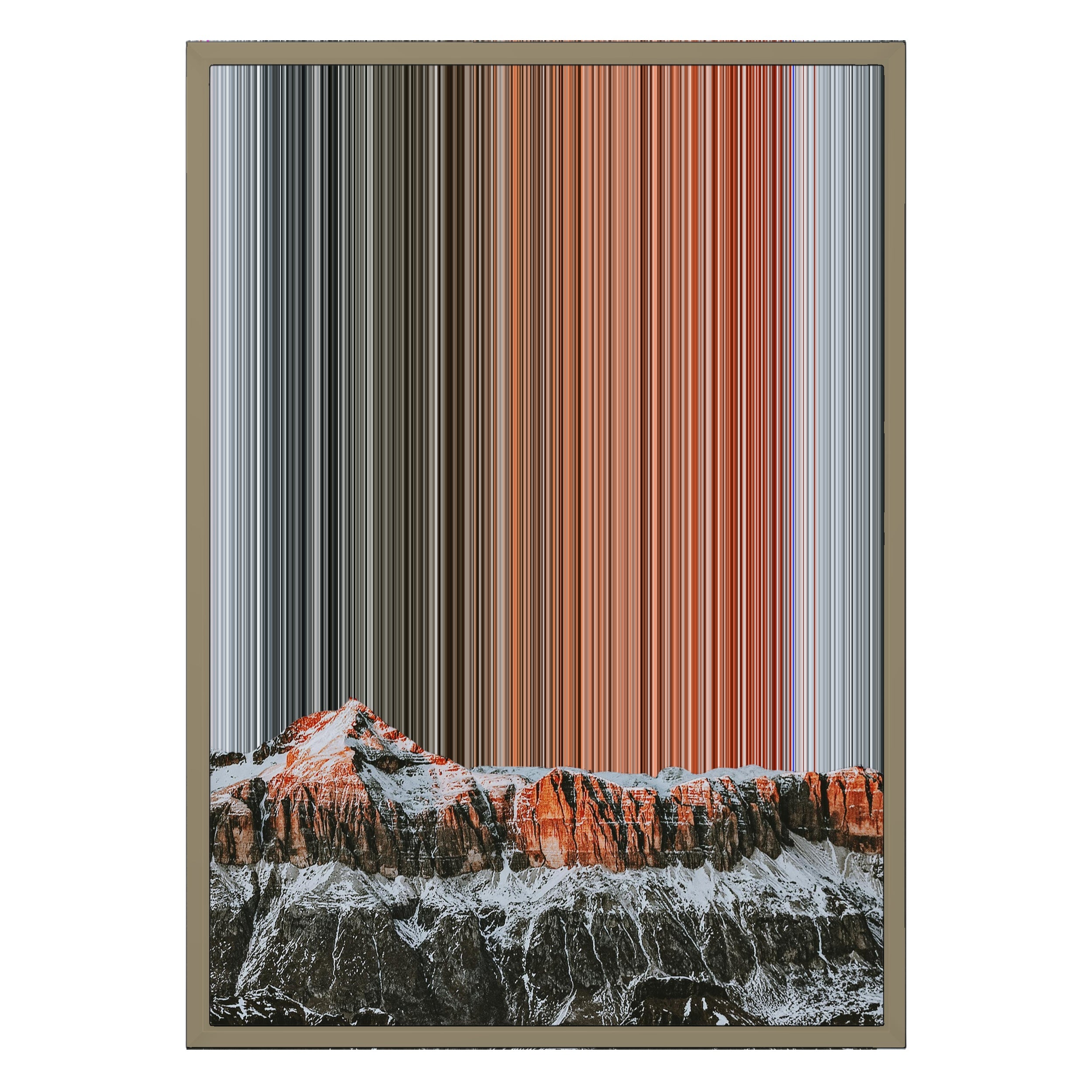 20×28" Framed Canvas - Natural variant