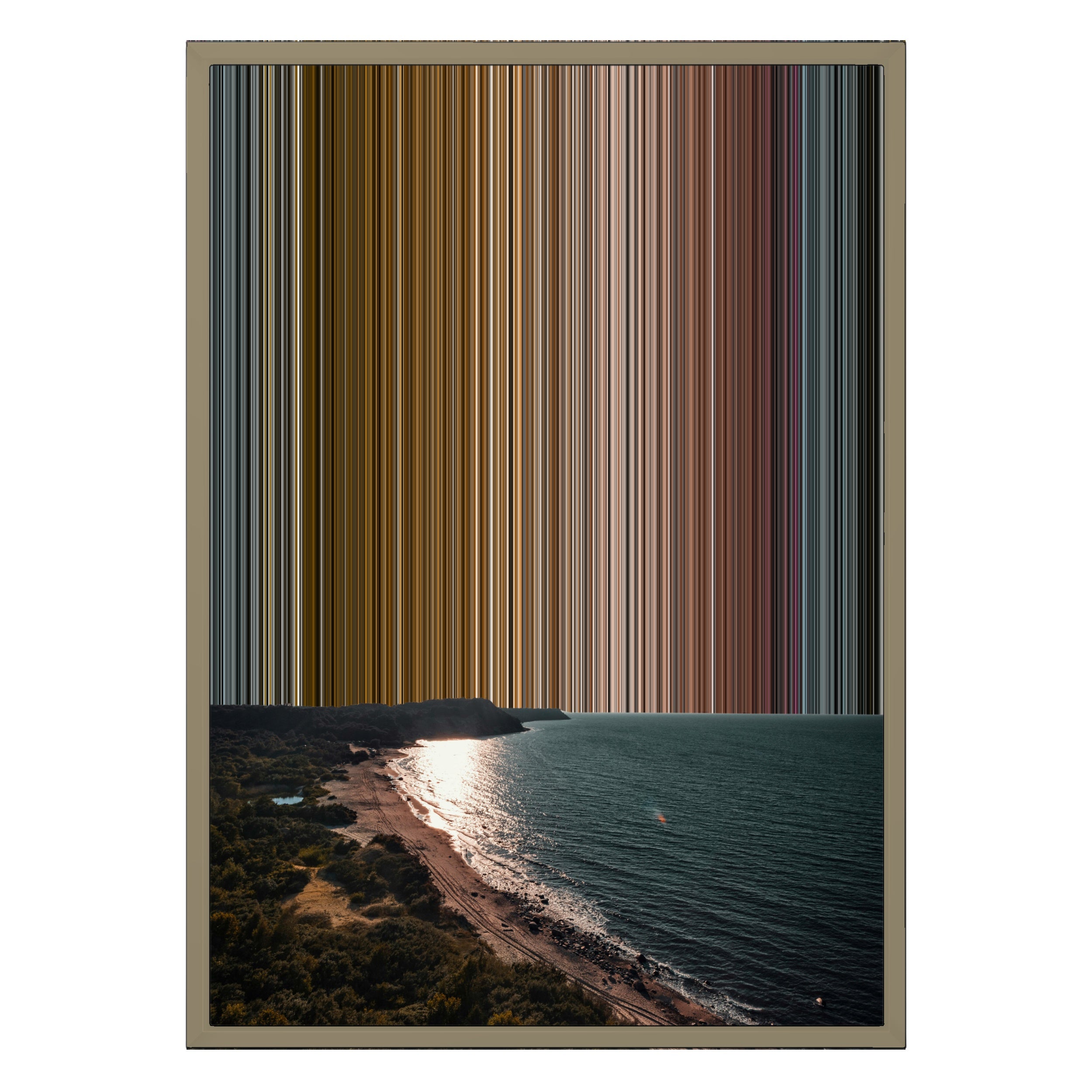 20×28" Framed Canvas - Natural variant