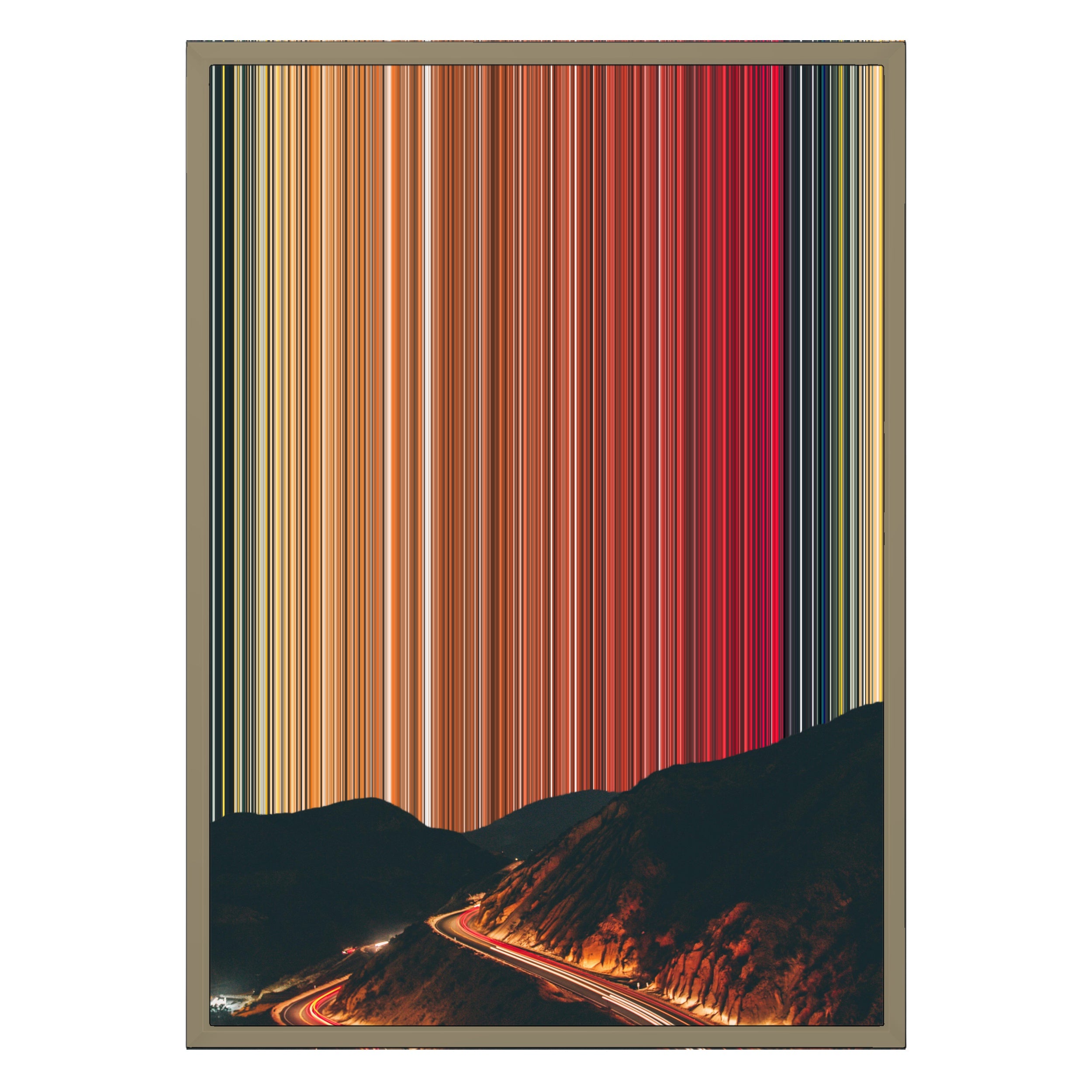 20×28" Framed Canvas - Natural variant