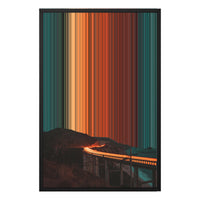 20×30" Framed Canvas - Black variant