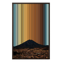 20×30" Framed Canvas - Brown variant