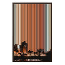 20×30" Framed Canvas - Brown variant