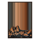 20×30" Framed Canvas - Brown variant