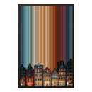 20×30" Framed Canvas - Brown variant