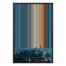 20×30" Framed Canvas - Brown variant