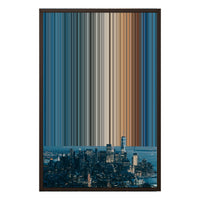 20×30" Framed Canvas - Brown variant