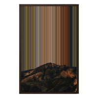 20×30" Framed Canvas - Brown variant