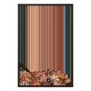 20×30" Framed Canvas - Brown variant