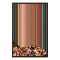 20×30" Framed Canvas - Brown variant