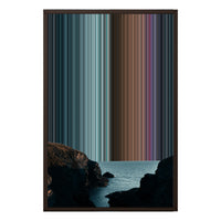 20×30" Framed Canvas - Brown variant