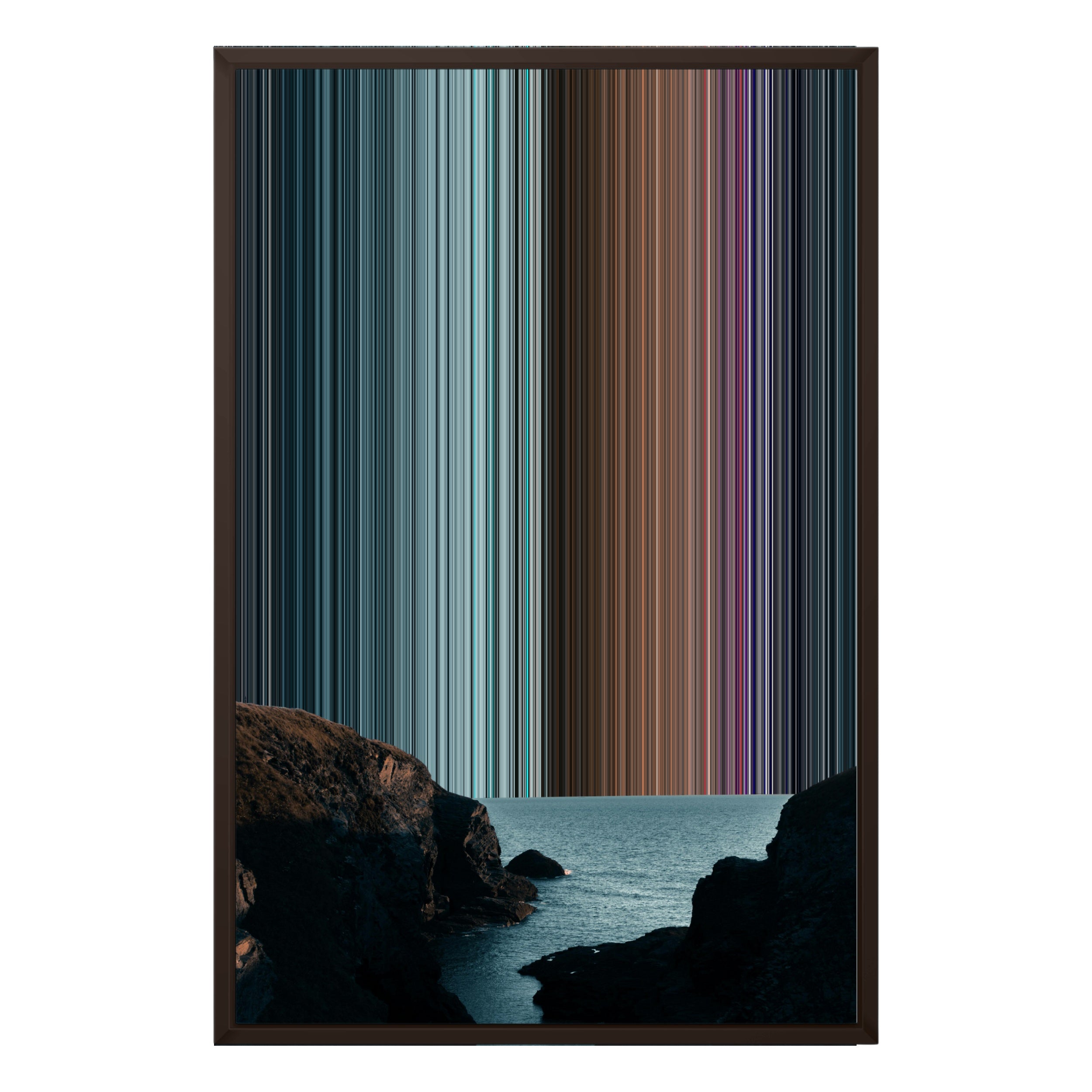 20×30" Framed Canvas - Brown variant