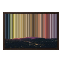 24×18" Framed Canvas - Brown variant