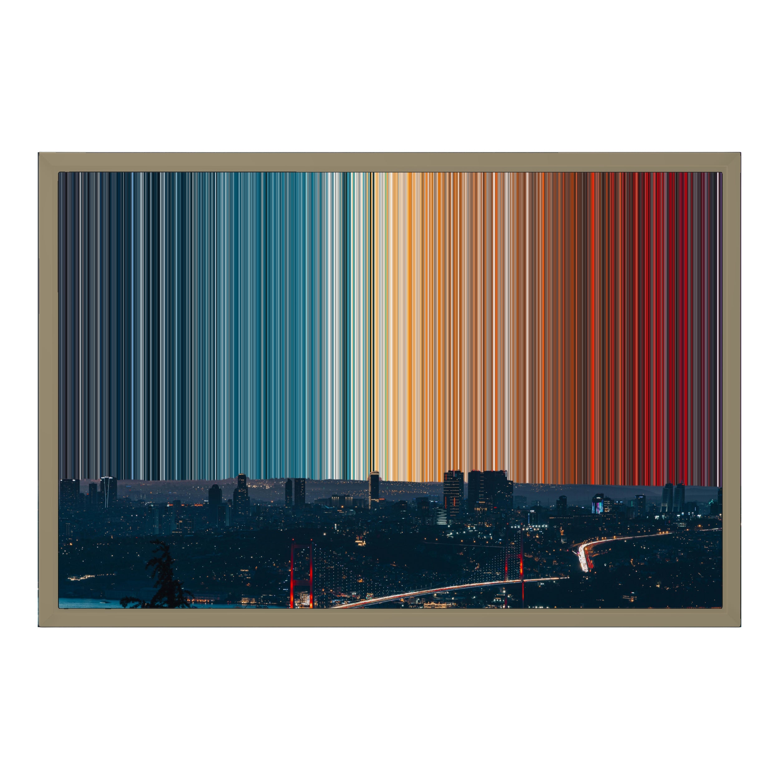 24×18" Framed Canvas - Natural variant