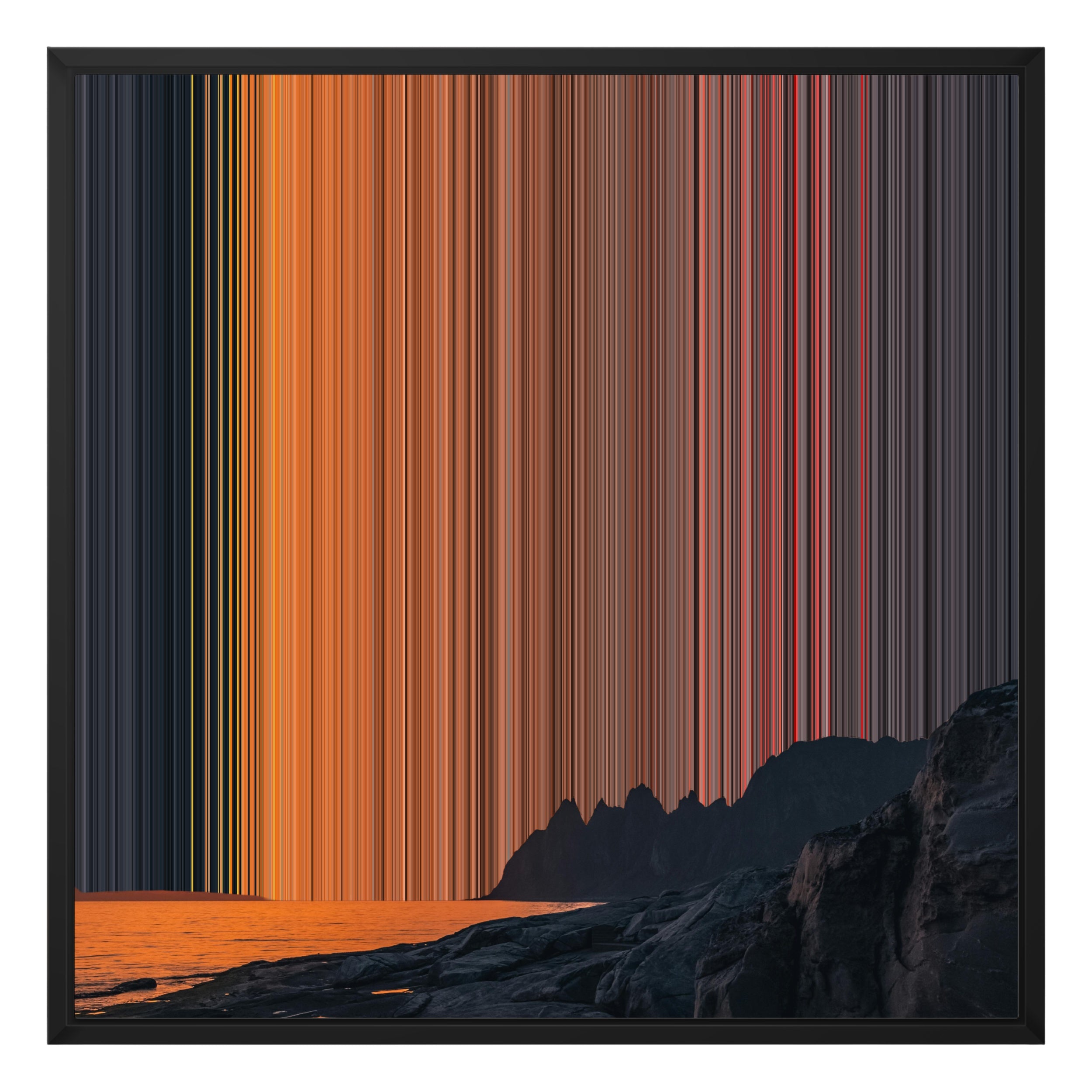 24×24" Framed Canvas - Black variant