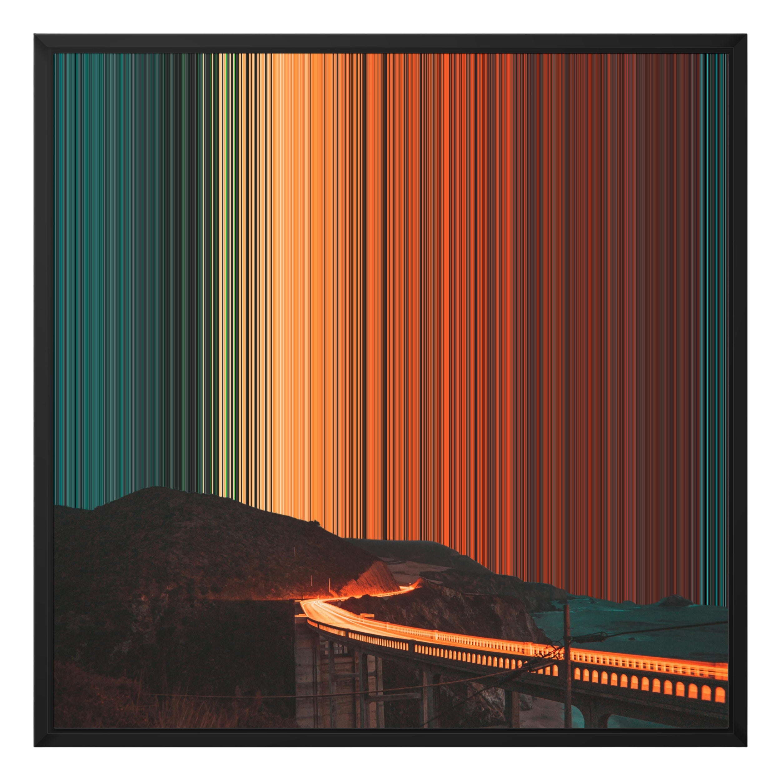 24×24" Framed Canvas - Black variant