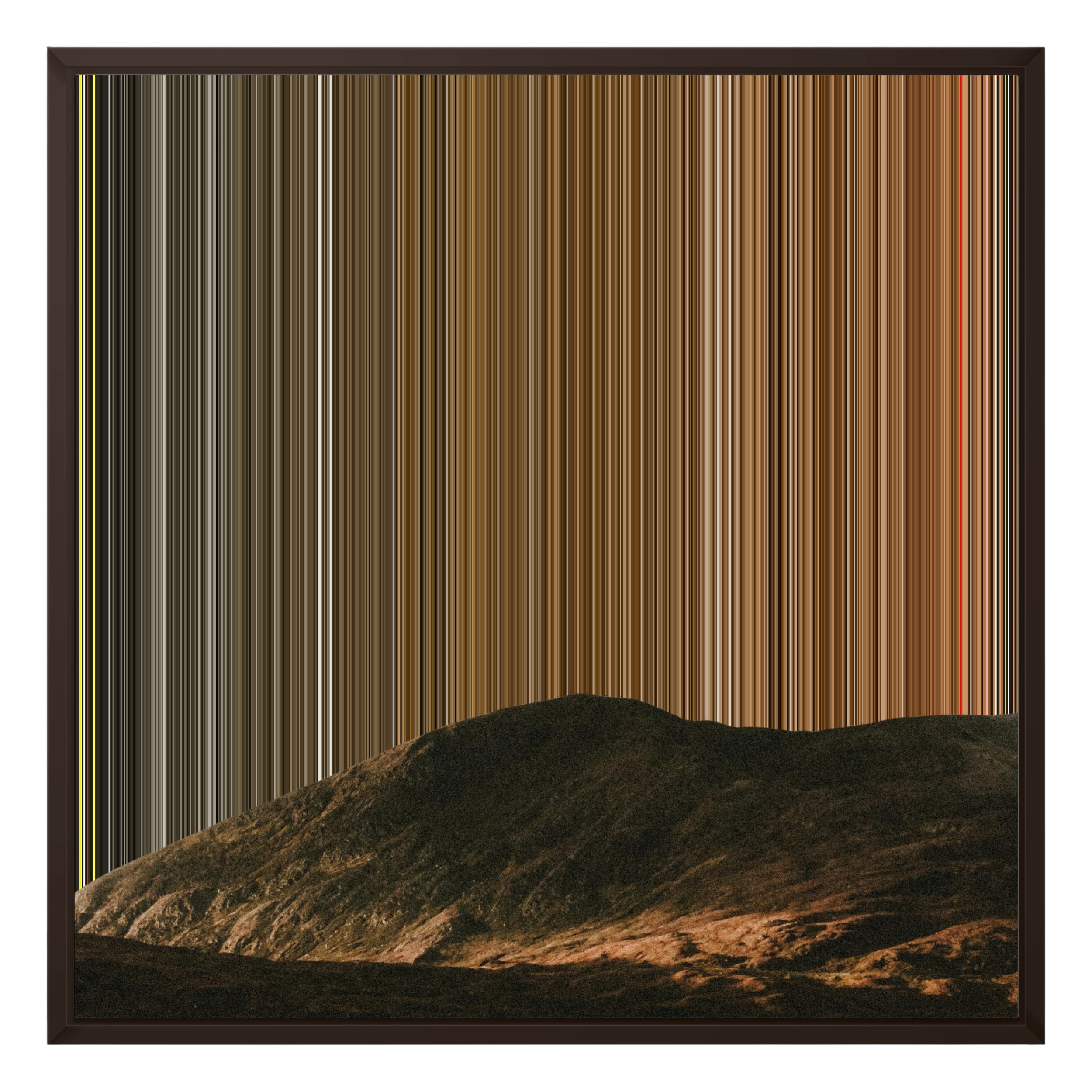 24×24" Framed Canvas - Brown variant