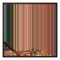 24×24" Framed Canvas - Brown variant