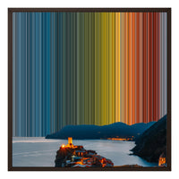 24×24" Framed Canvas - Brown variant