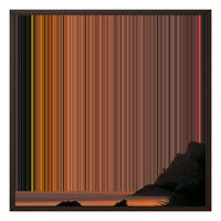 24×24" Framed Canvas - Brown variant