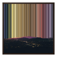 24×24" Framed Canvas - Brown variant