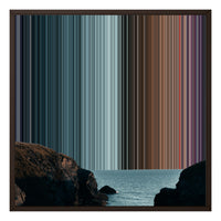 24×24" Framed Canvas - Brown variant