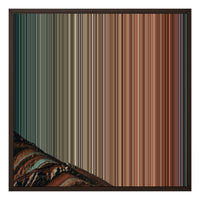 24×24" Framed Canvas - Brown variant