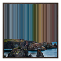 24×24" Framed Canvas - Brown variant