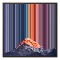 24×24" Framed Canvas - Brown variant