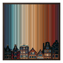 24×24" Framed Canvas - Brown variant