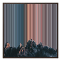 24×24" Framed Canvas - Brown variant