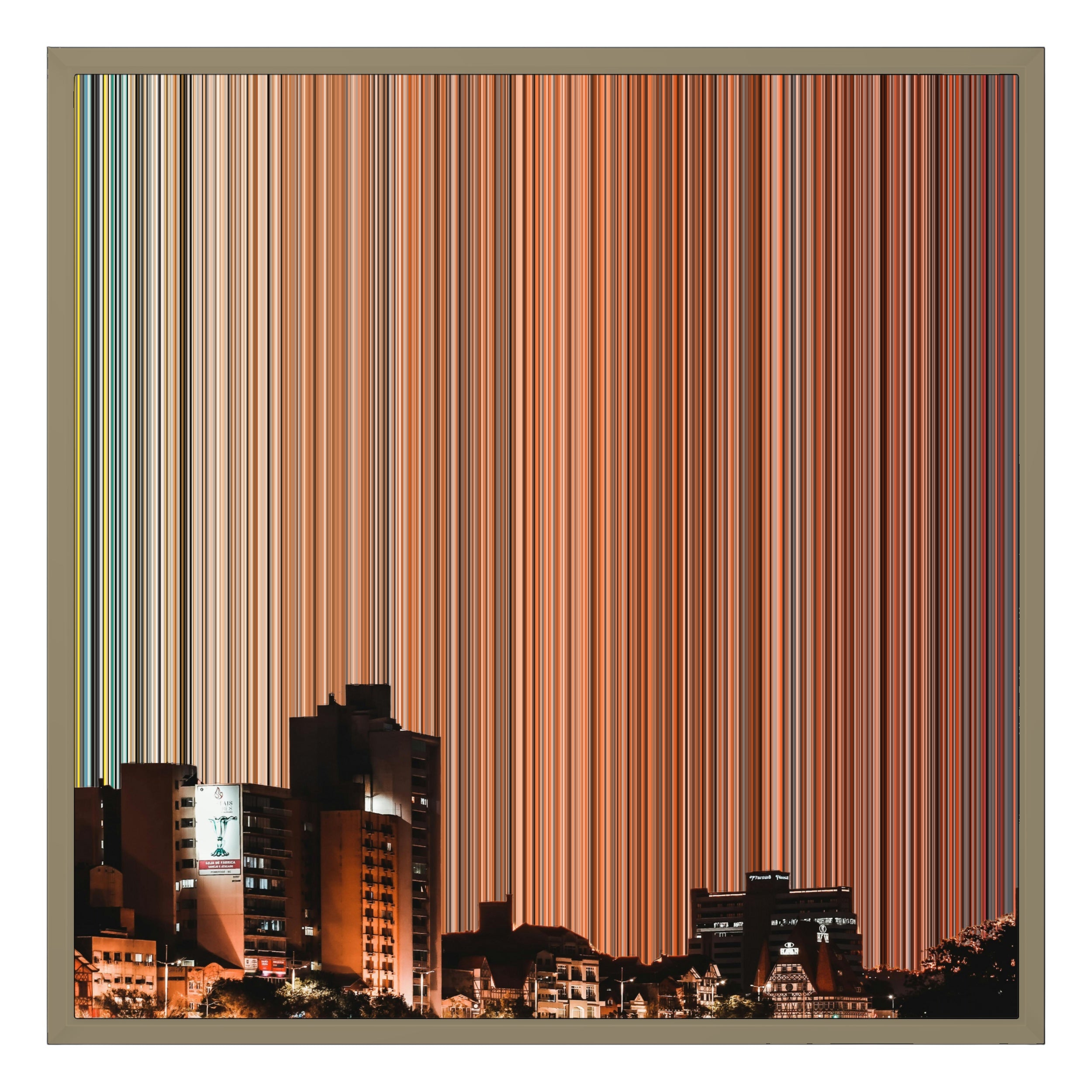 24×24" Framed Canvas - Natural variant