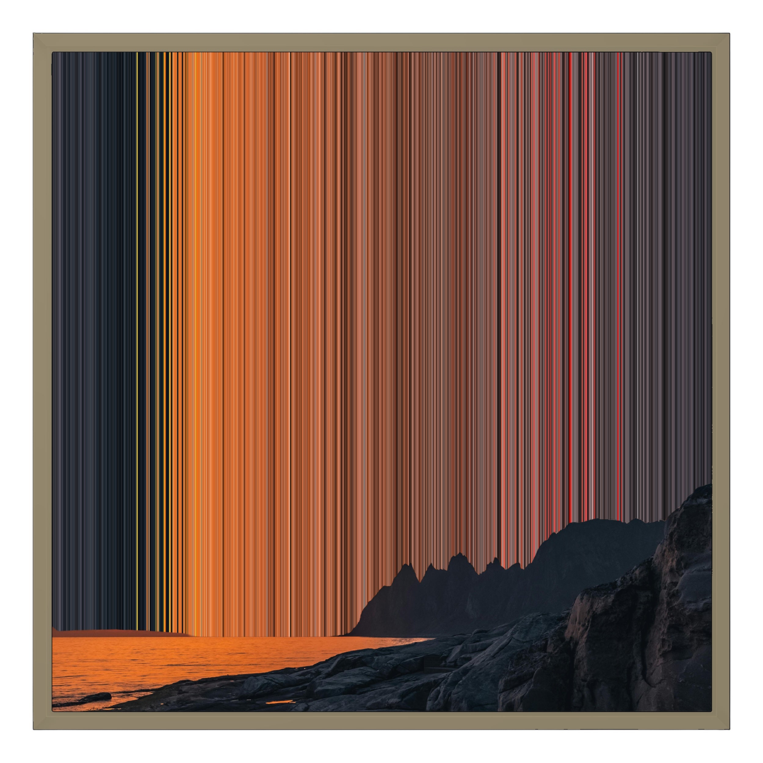 24×24" Framed Canvas - Natural variant