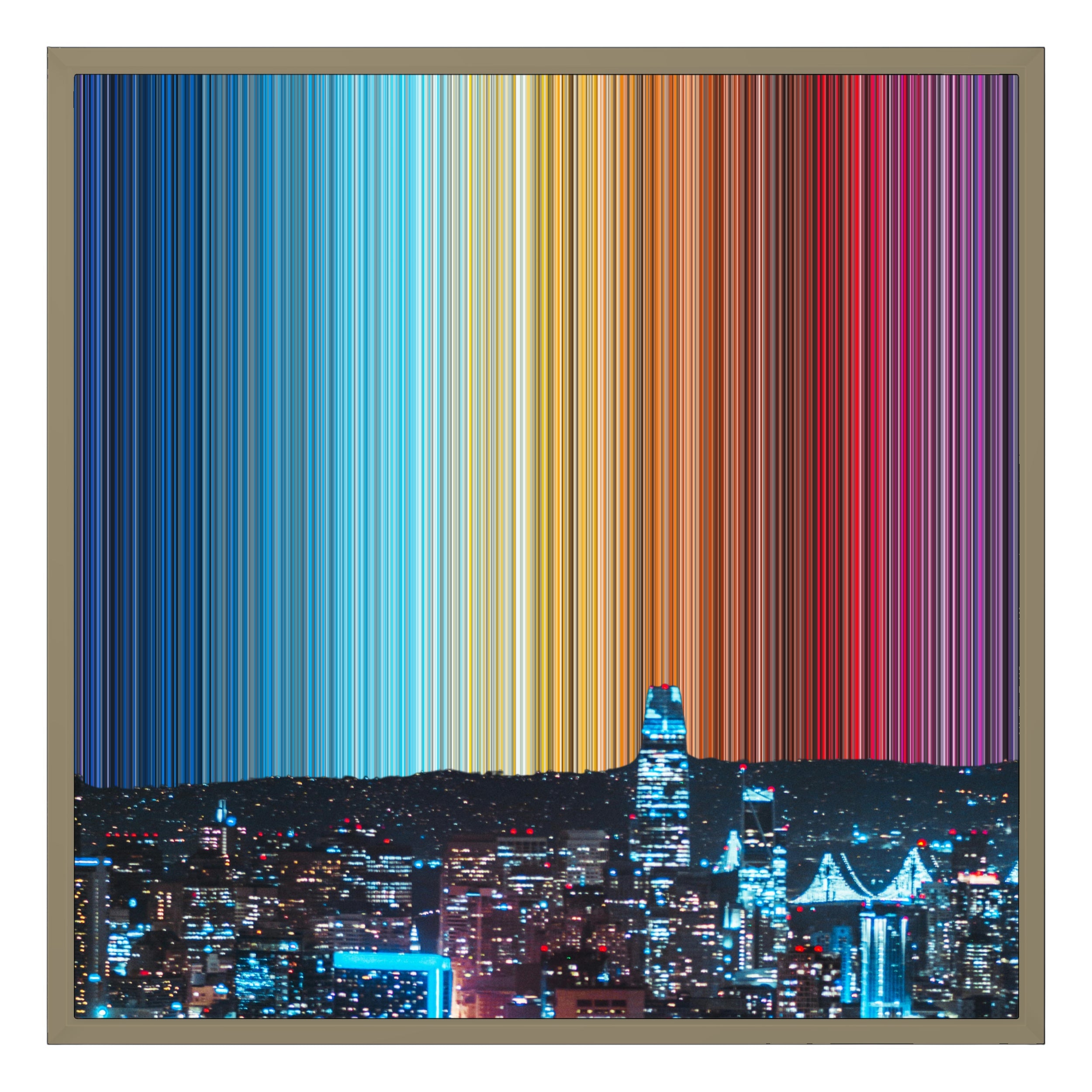 24×24" Framed Canvas - Natural variant