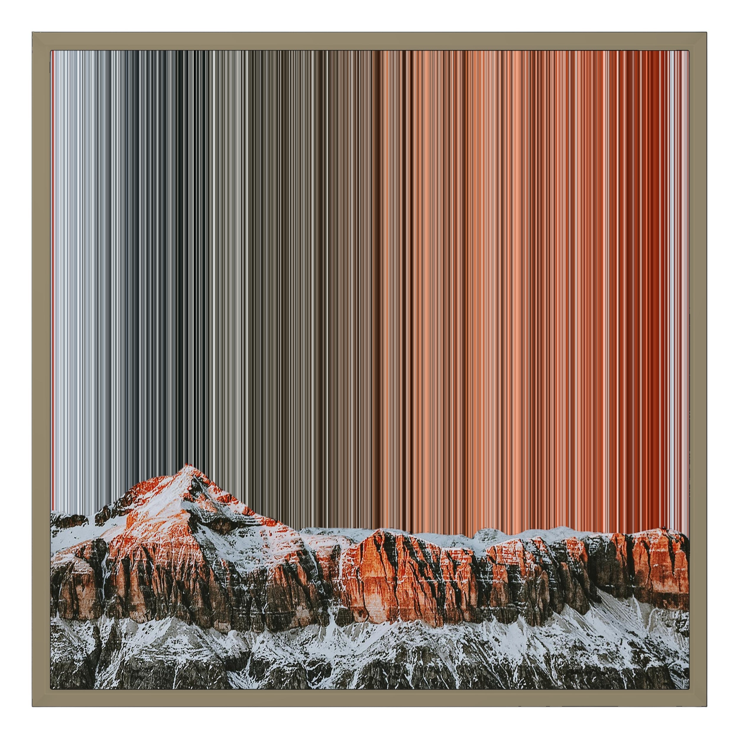 24×24" Framed Canvas - Natural variant