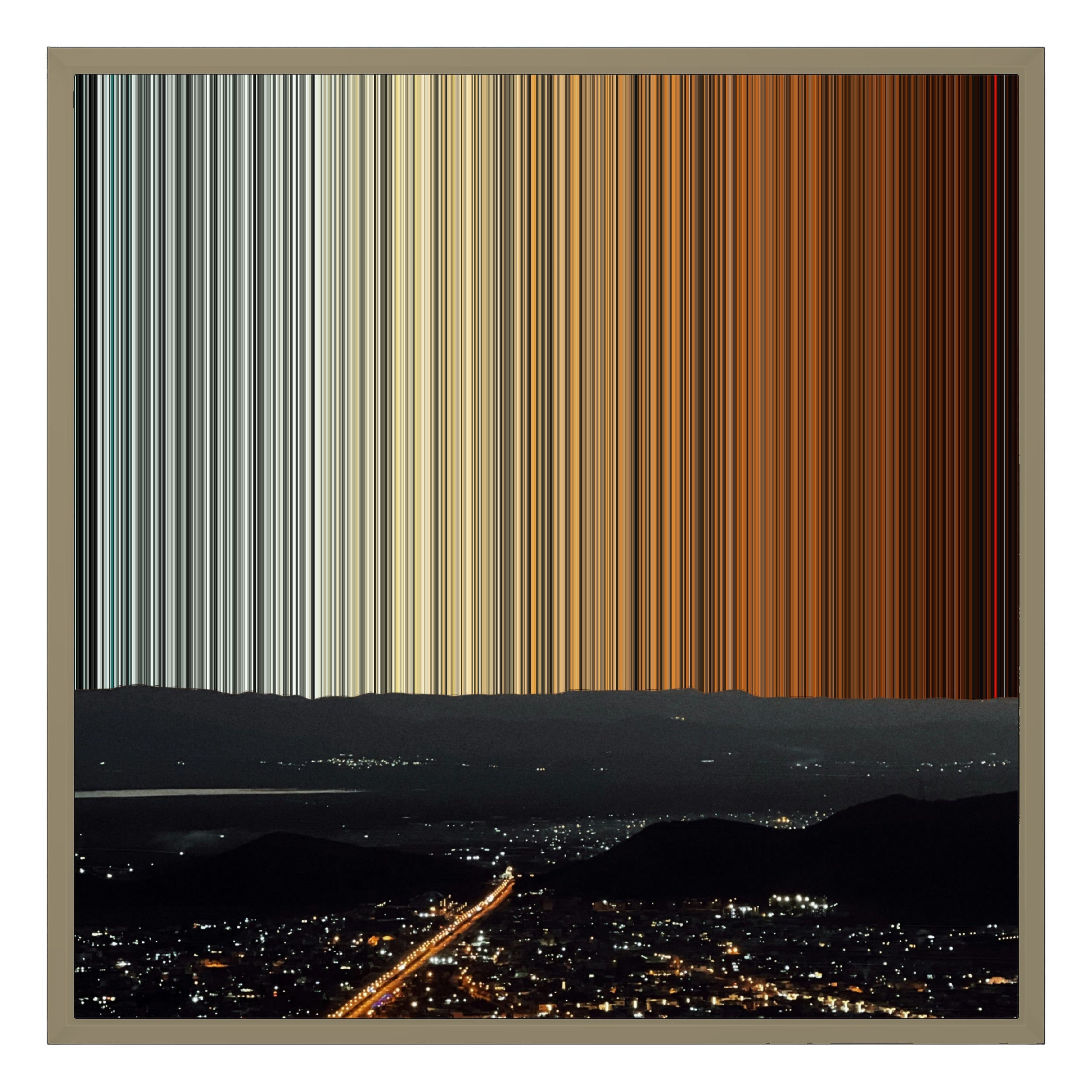 24×24" Framed Canvas - Natural variant