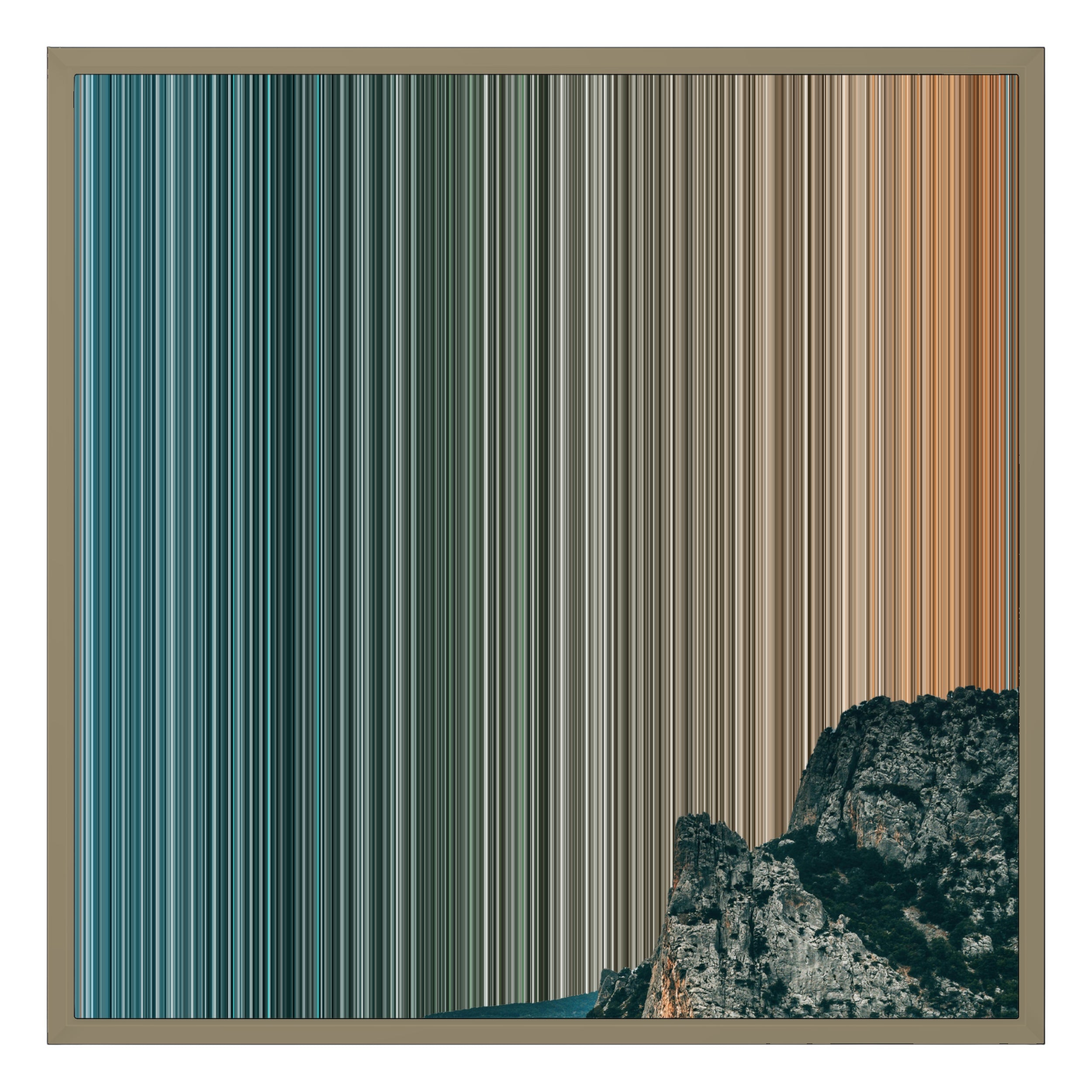 24×24" Framed Canvas - Natural variant