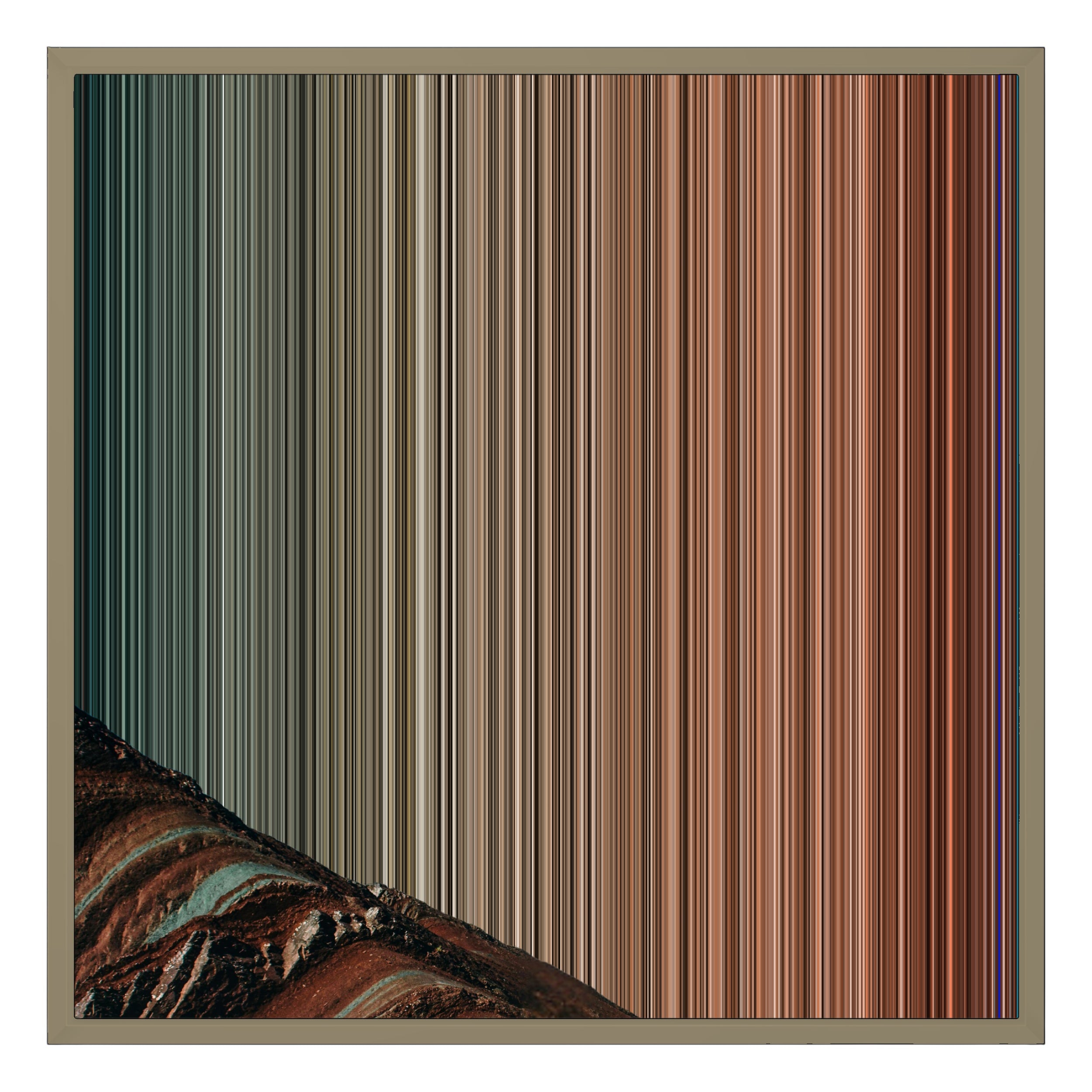 24×24" Framed Canvas - Natural variant