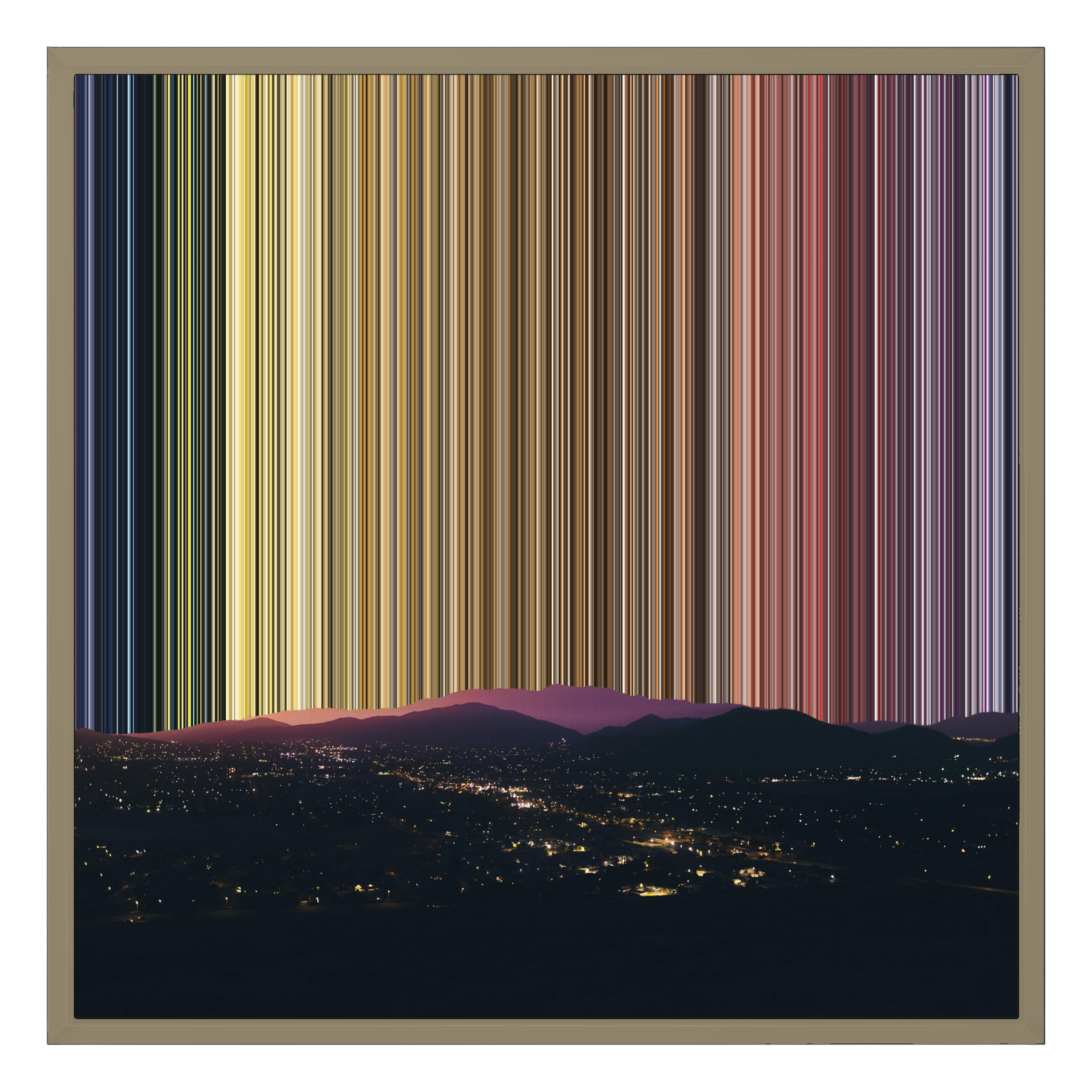 24×24" Framed Canvas - Natural variant