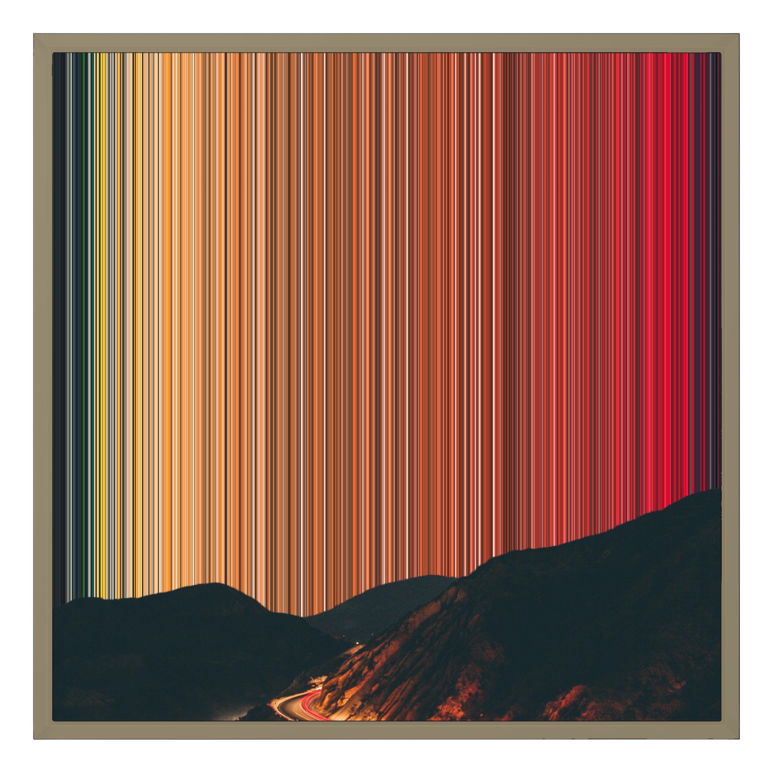 24×24" Framed Canvas - Natural variant