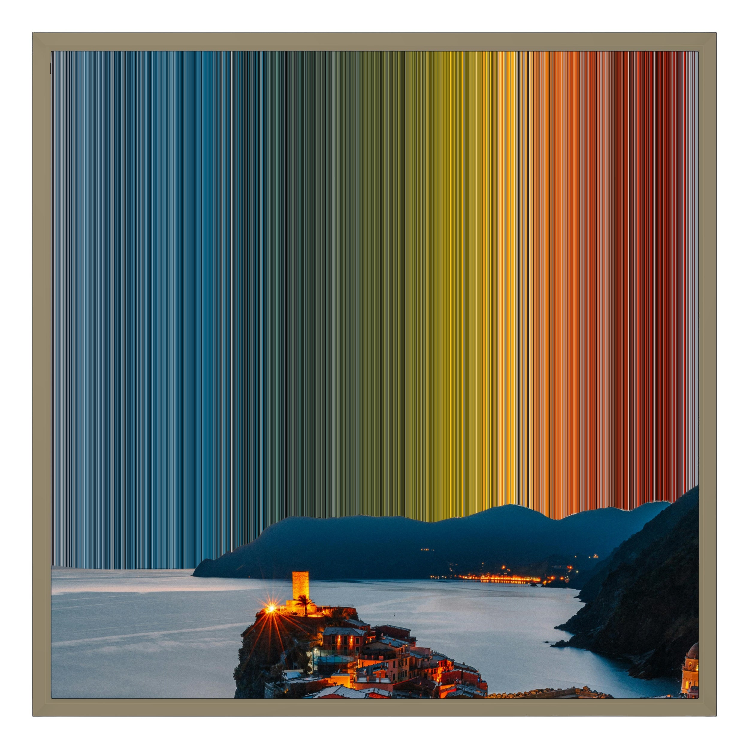 24×24" Framed Canvas - Natural variant