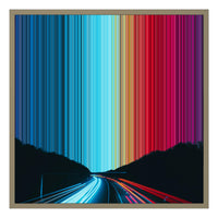 24×24" Framed Canvas - Natural variant