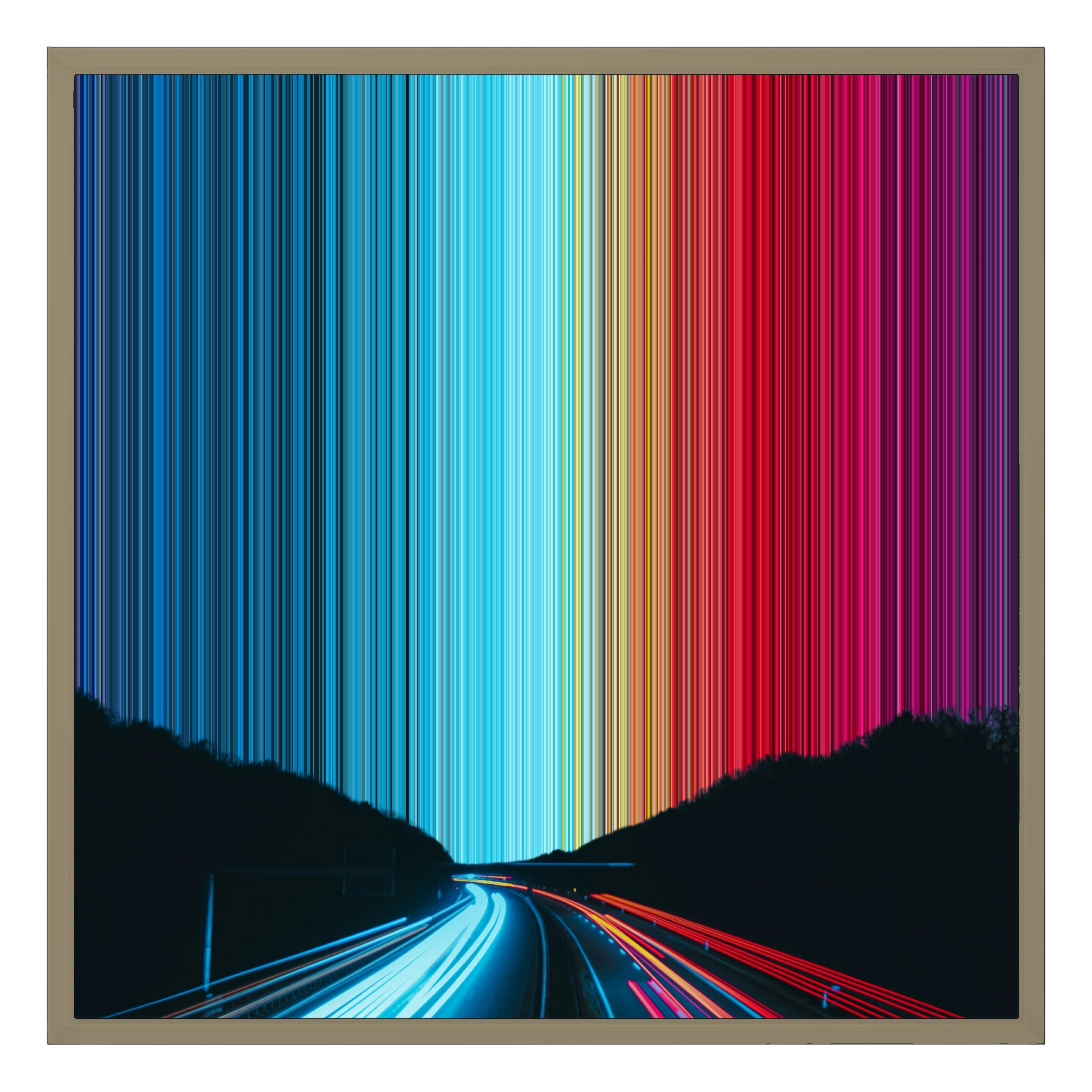 24×24" Framed Canvas - Natural variant