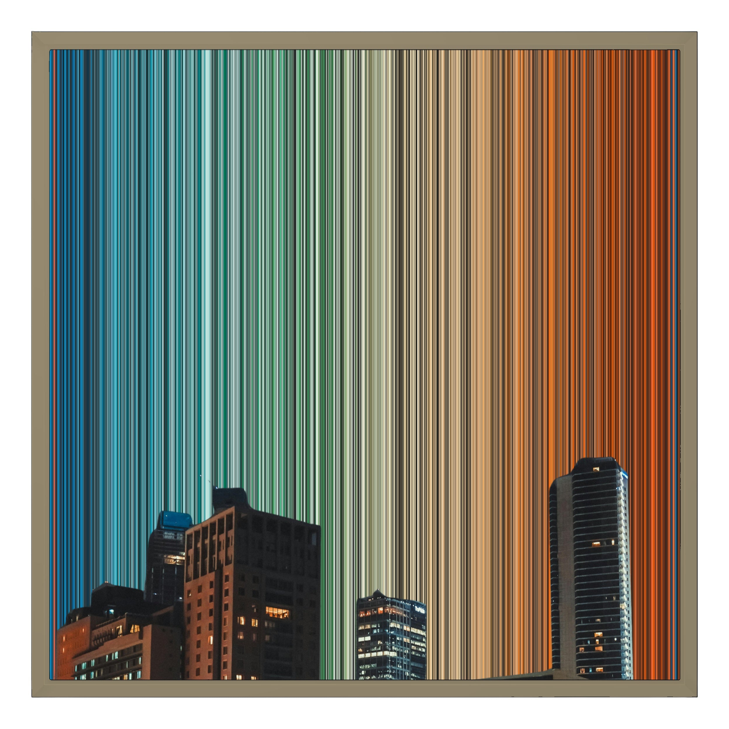 24×24" Framed Canvas - Natural variant